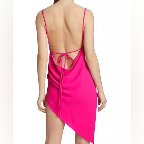 Amanda Uprichard Janet Asymmetric Minidress - Picture 1 of 5